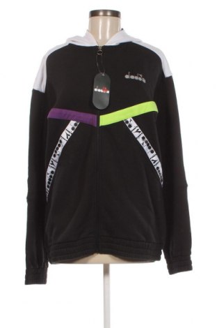 Damen Sweatshirt Diadora, Größe L, Farbe Schwarz, Preis 33,40 €