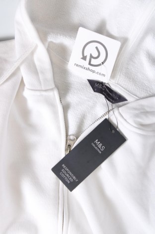 Damen Sweatshirt Marks & Spencer, Größe S, Farbe Weiß, Preis 15,98 €