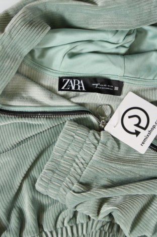 Hanorac de femei Zara, Mărime XS, Culoare Verde, Preț 32,90 Lei