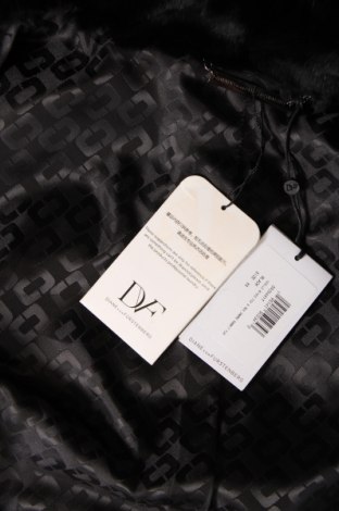 Δερμάτινο γυναικείο παλτό Diane Von Furstenberg, Μέγεθος XS, Χρώμα Μαύρο, Τιμή 915,23 €