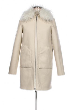 Дамско кожено палто Max&Co., Размер S, Цвят Бял, Цена 1 104,00 лв.