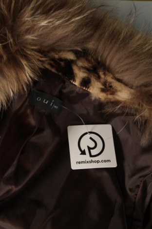 Δερμάτινο γυναικείο παλτό Oui, Μέγεθος M, Χρώμα Πολύχρωμο, Τιμή 105,30 €
