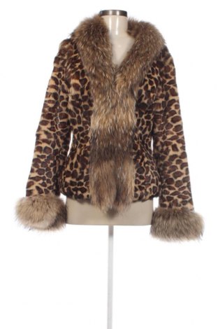 Δερμάτινο γυναικείο παλτό Oui, Μέγεθος M, Χρώμα Πολύχρωμο, Τιμή 135,00 €