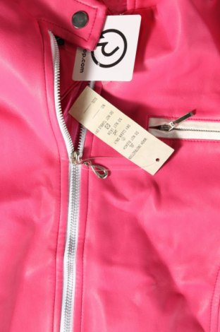 Damen Lederjacke, Größe M, Farbe Rosa, Preis € 28,35