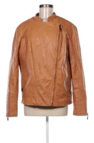 Damen Lederjacke, Größe L, Farbe Beige, Preis € 12,49