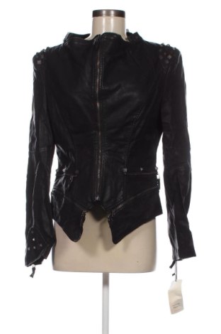 Damen Lederjacke, Größe M, Farbe Schwarz, Preis 35,73 €