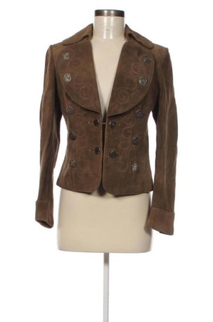 Damen Lederjacke, Größe M, Farbe Beige, Preis 48,76 €