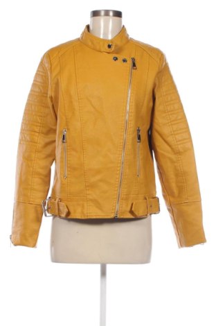 Damen Lederjacke, Größe M, Farbe Gelb, Preis 23,87 €