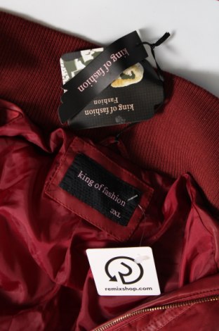 Γυναικείο δερμάτινο μπουφάν, Μέγεθος 3XL, Χρώμα Κόκκινο, Τιμή 43,98 €