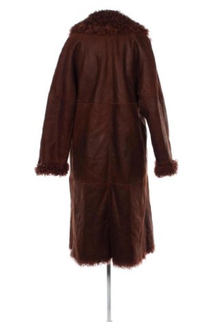 Дамско кожено яке, Размер M, Цвят Кафяв, Цена 36,75 лв.