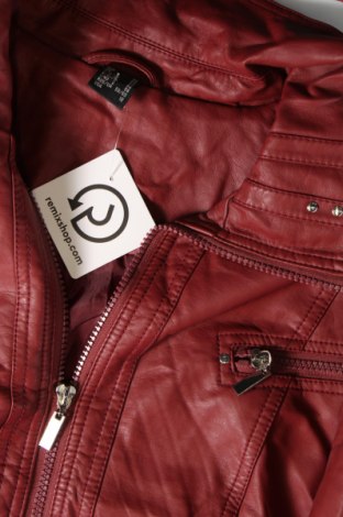 Damen Lederjacke, Größe XXL, Farbe Rot, Preis 32,40 €
