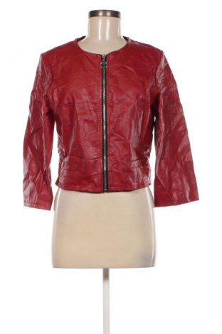 Damen Lederjacke, Größe S, Farbe Rot, Preis 18,76 €