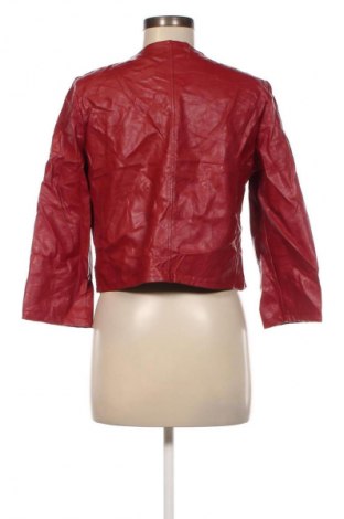 Damen Lederjacke, Größe S, Farbe Rot, Preis 18,76 €