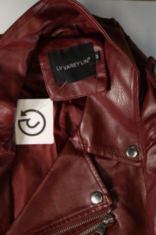 Damen Lederjacke, Größe M, Farbe Rot, Preis € 25,58