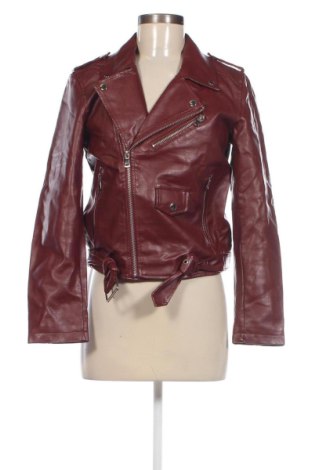 Dámská kožená bunda , Velikost M, Barva Červená, Cena  508,00 Kč