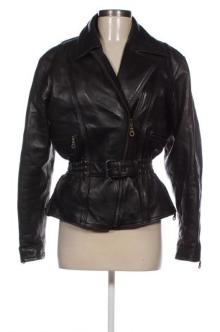 Damen Lederjacke, Größe M, Farbe Schwarz, Preis 55,85 €