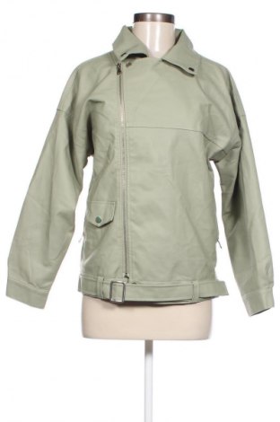 Damen Lederjacke, Größe M, Farbe Grün, Preis 25,58 €