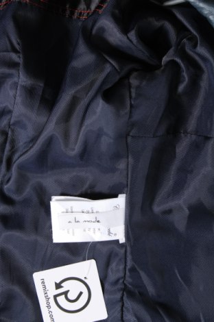 Dámska kožená bunda  Carlo Sacchi, Veľkosť M, Farba Modrá, Cena  32,32 €