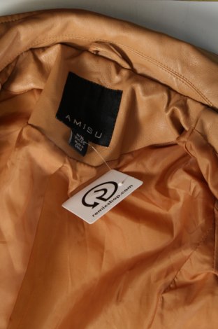 Dámska kožená bunda  Amisu, Veľkosť S, Farba Hnedá, Cena  15,28 €