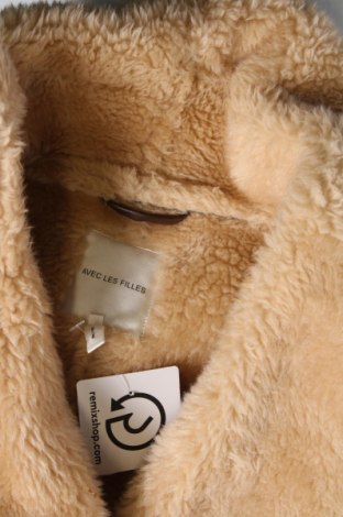 Дамско кожено яке Avec Les Filles, Размер M, Цвят Кафяв, Цена 33,75 лв.