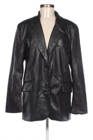 Dámska kožená bunda  Bershka, Veľkosť L, Farba Čierna, Cena  20,84 €