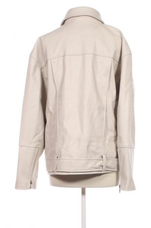 Damen Lederjacke Boohoo, Größe M, Farbe Beige, Preis 20,04 €