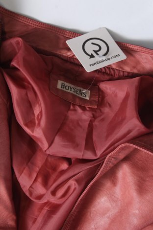 Γυναικείο δερμάτινο μπουφάν Boysen's, Μέγεθος M, Χρώμα Κόκκινο, Τιμή 21,22 €