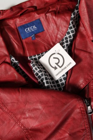 Γυναικείο δερμάτινο μπουφάν Cecil, Μέγεθος XL, Χρώμα Κόκκινο, Τιμή 19,49 €