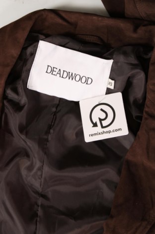 Дамско кожено яке Deadwood, Размер XS, Цвят Кафяв, Цена 387,00 лв.