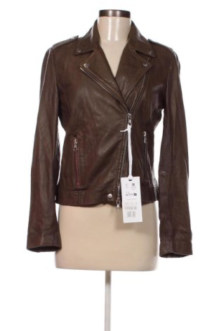Dámska kožená bunda  Dondup, Veľkosť S, Farba Zelená, Cena  178,61 €