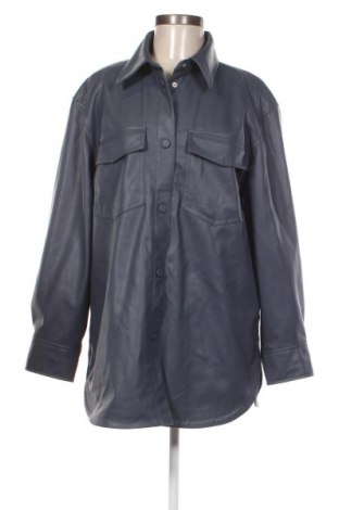 Dámska kožená bunda  H&M, Veľkosť M, Farba Sivá, Cena  19,45 €