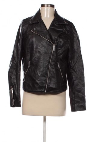 Γυναικείο δερμάτινο μπουφάν H&M, Μέγεθος L, Χρώμα Μαύρο, Τιμή 22,73 €