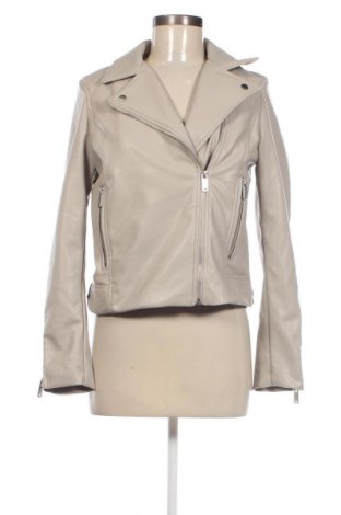 Damen Lederjacke H&M, Größe M, Farbe Grau, Preis 41,23 €