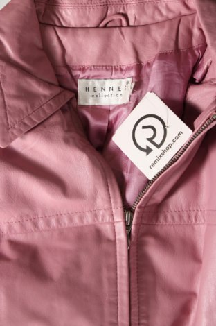 Γυναικείο δερμάτινο μπουφάν Hennes, Μέγεθος M, Χρώμα Ρόζ , Τιμή 42,70 €
