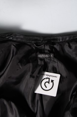 Γυναικείο δερμάτινο μπουφάν In Extenso, Μέγεθος XL, Χρώμα Μαύρο, Τιμή 17,04 €