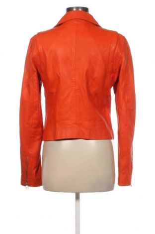 Damen Lederjacke Isaco & Kawa, Größe M, Farbe Orange, Preis 92,42 €