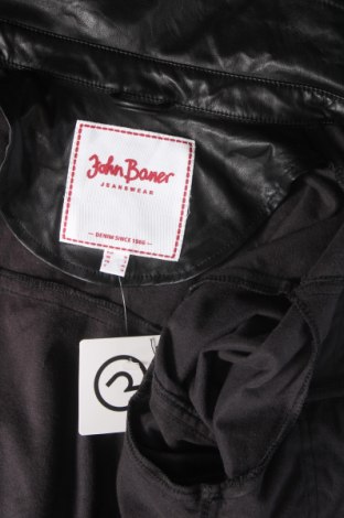 Γυναικείο δερμάτινο μπουφάν John Baner, Μέγεθος M, Χρώμα Μαύρο, Τιμή 22,73 €