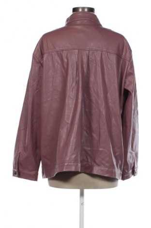 Dámska kožená bunda  Laura Torelli, Veľkosť XL, Farba Popolavo ružová, Cena  20,84 €