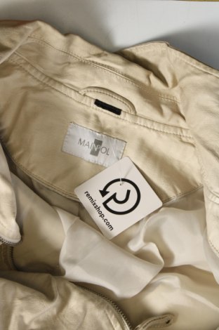 Γυναικείο δερμάτινο μπουφάν Mainpol, Μέγεθος XL, Χρώμα  Μπέζ, Τιμή 22,73 €