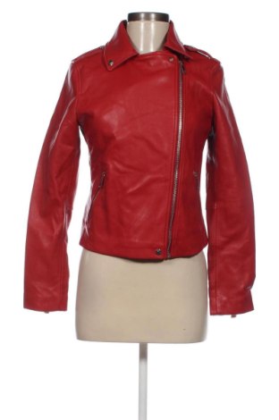 Damen Lederjacke Mango, Größe S, Farbe Rot, Preis € 15,69