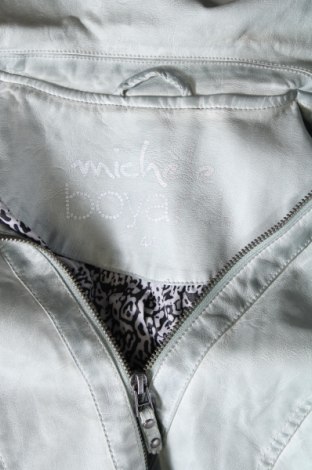 Γυναικείο δερμάτινο μπουφάν Michelle, Μέγεθος XL, Χρώμα Γκρί, Τιμή 21,22 €