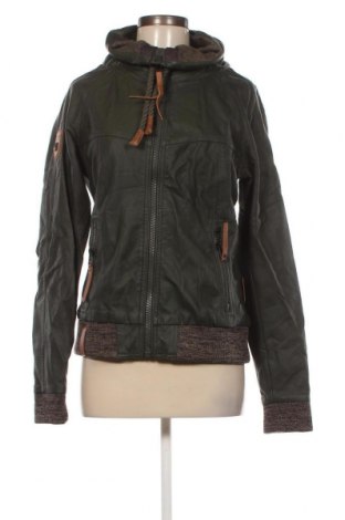 Damen Lederjacke Naketano, Größe L, Farbe Grün, Preis 86,50 €