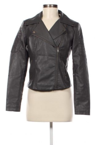 Damen Lederjacke Noisy May, Größe S, Farbe Grau, Preis € 18,76