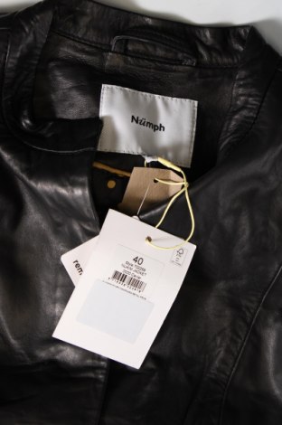 Dámská kožená bunda  Numph, Velikost M, Barva Černá, Cena  3 739,00 Kč
