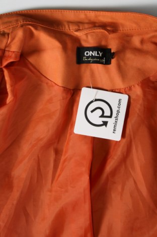 Dámská kožená bunda  ONLY, Velikost S, Barva Oranžová, Cena  360,00 Kč
