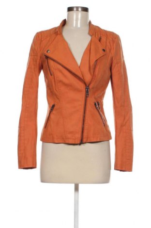 Damen Lederjacke ONLY, Größe S, Farbe Orange, Preis 14,27 €