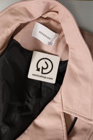 Γυναικείο δερμάτινο μπουφάν Reserved, Μέγεθος XL, Χρώμα Ρόζ , Τιμή 21,22 €