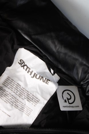 Γυναικείο δερμάτινο μπουφάν Sixth June, Μέγεθος M, Χρώμα Μαύρο, Τιμή 37,16 €