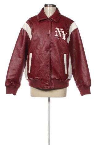 Dámska kožená bunda  Tommy Jeans, Veľkosť M, Farba Červená, Cena  83,92 €