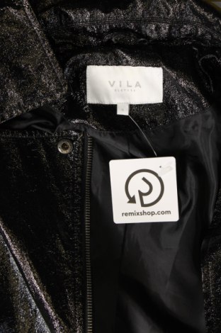 Dámská kožená bunda  VILA, Velikost S, Barva Černá, Cena  360,00 Kč